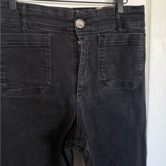 Anthropologie Maeve The Colette High-Rise Crop Wide-Leg Jeans - Picture 5 of 8